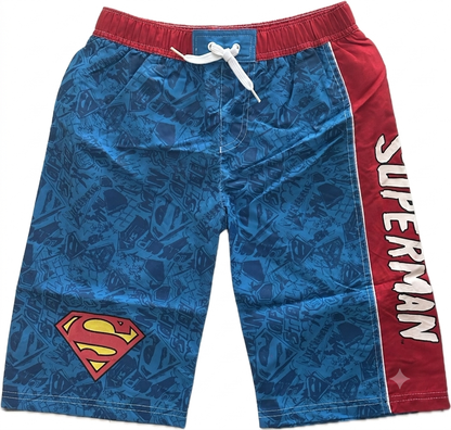 Kids’ Superhero Graphic Swim Trunks