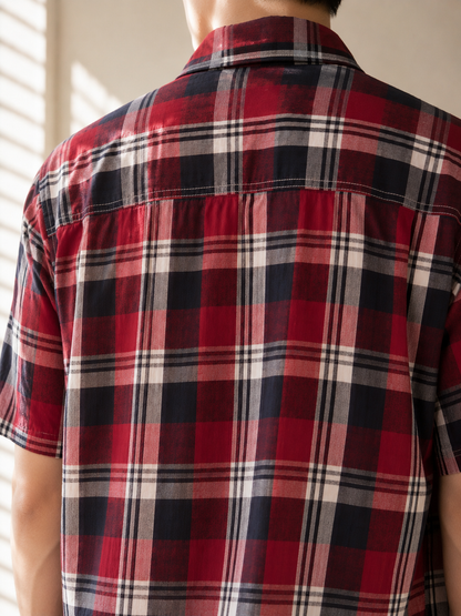 379 - Men’s Plaid Short Sleeve Shirt