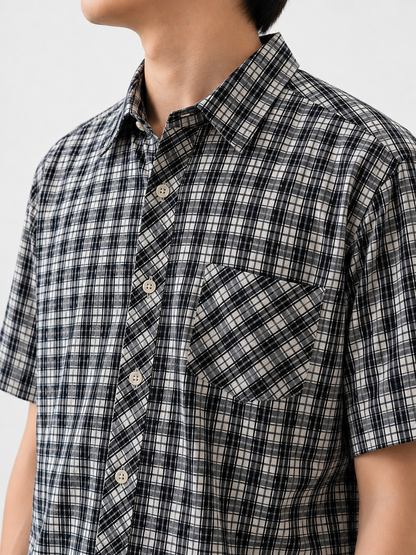381 - Men’s Plaid Short Sleeve Shirt