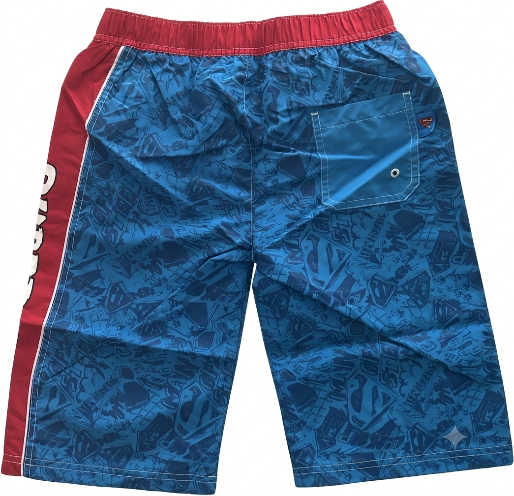 Kids’ Superhero Graphic Swim Trunks