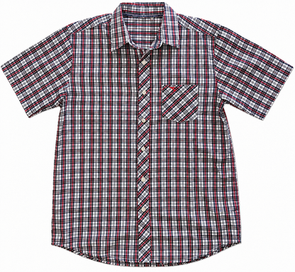 381 - Men’s Plaid Short Sleeve Shirt