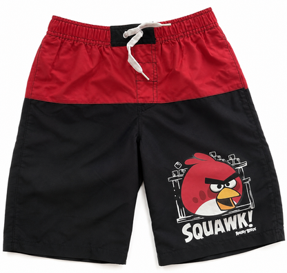 Kids’ Color Block Graphic Swim Trunks