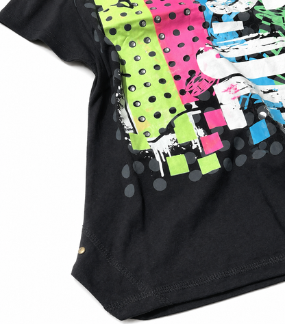 Women’s Y2K Graphic Strap Sleeve Tee