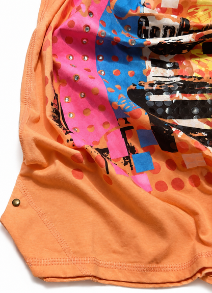 Women’s Y2K Graphic Strap Sleeve Tee