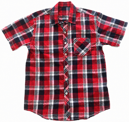 379 - Men’s Plaid Short Sleeve Shirt